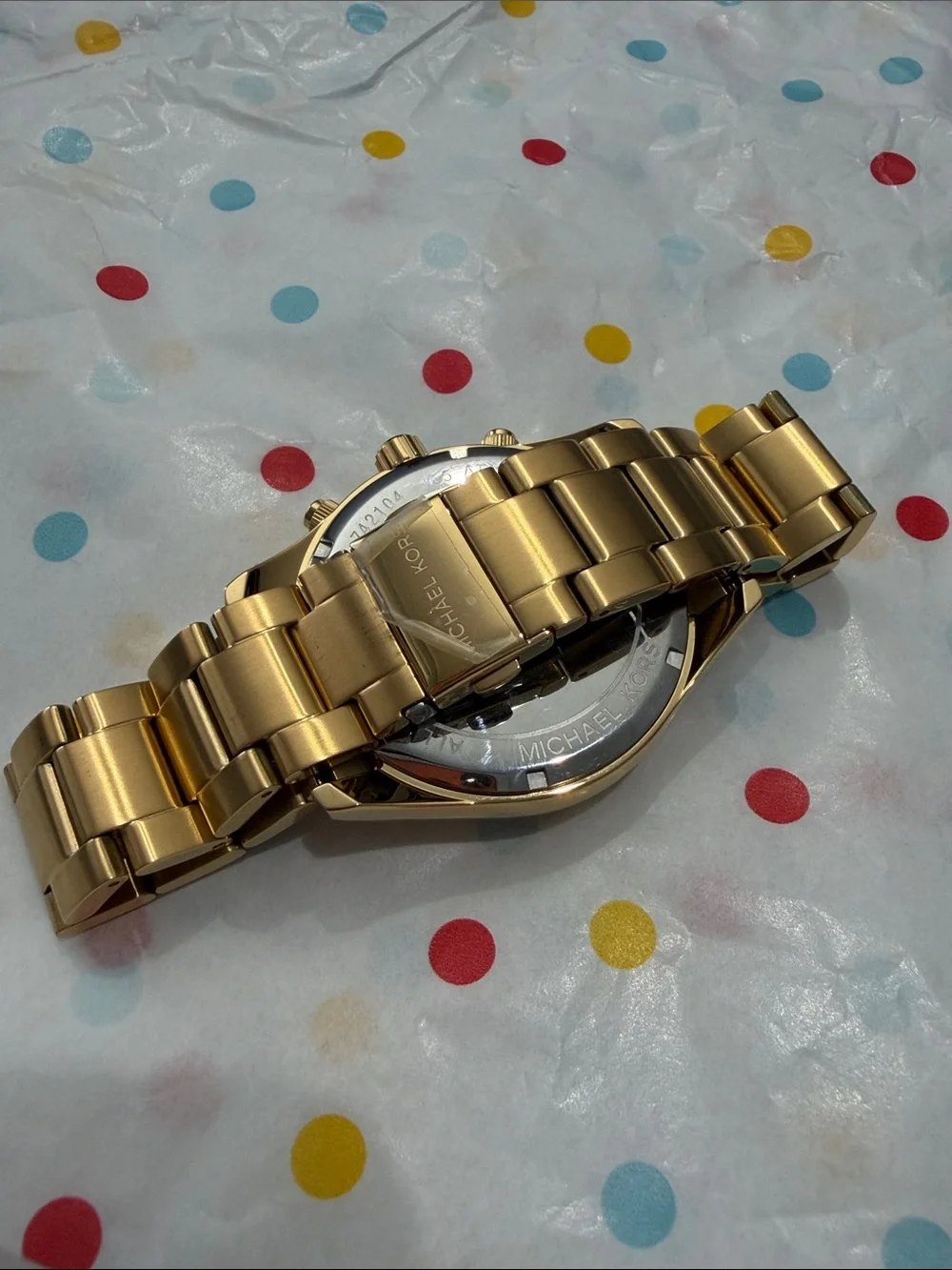 Michael Kors gold tone